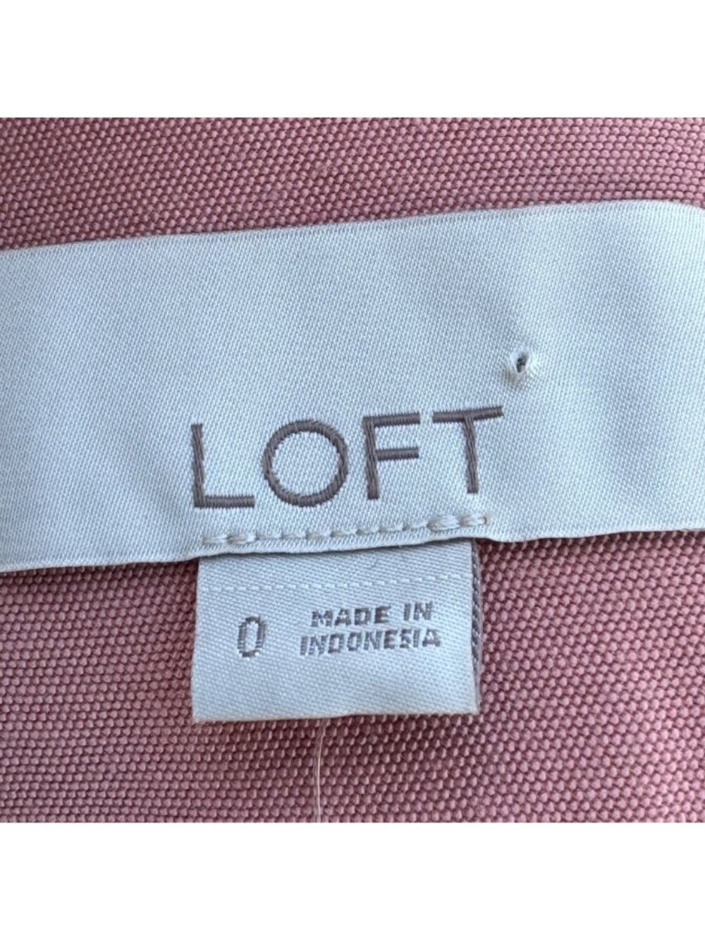 Loft Womens Peach Blazer Size M Lightweight Rayon/Nylon Blend Career New - Picture 5 of 16